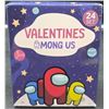 Image 2 : Among Us 24 Valentines Cards And Keychains Set