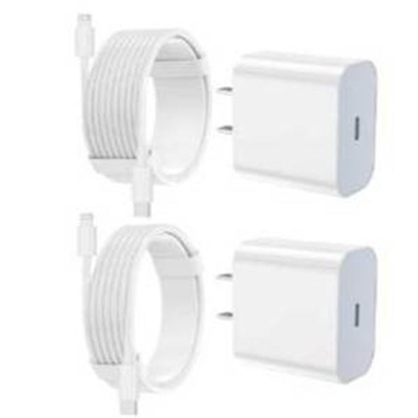 Apple MFi Certified USB-C Charger with 5FT and 10FT Lightning Cables