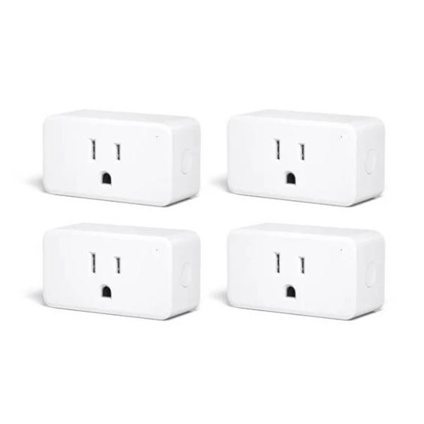 Globe Smart Plug Set with Wi-Fi Capability, 4-Pack