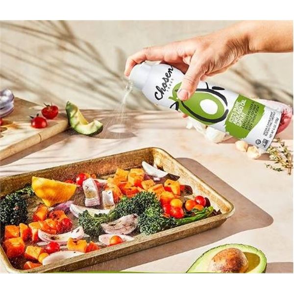 Chosen Foods 100% Pure Avocado Oil Spray – 2 Bottles, 139 g Each