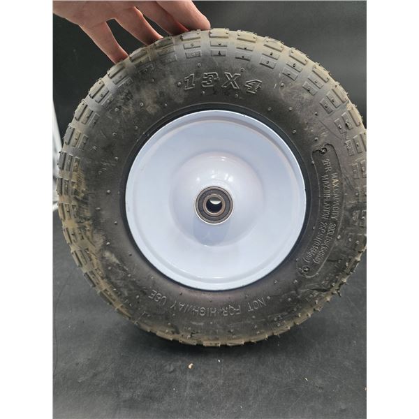 13×4 Replacement Wheel with Tire and 400lbs Capacity