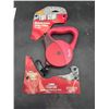 Image 2 : Hartz Tuff Stuff Retractable Strap Leash for Dogs, Large, Red ***OUT OF PACKAGE***