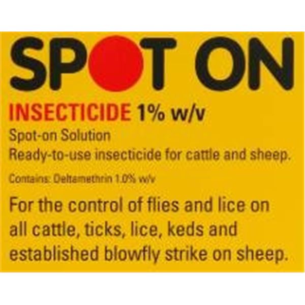 Spoton 20 Percent Cattle Insecticide – 1 Liter