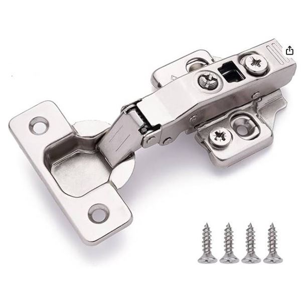 Lot of 4 Soft Close Cabinet Hinges for Kitchen Cabinets