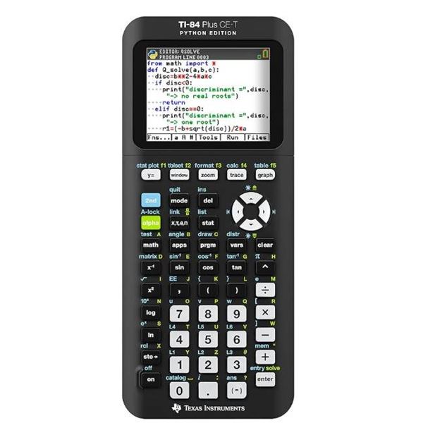 Texas Instruments TI-84 Plus CE Python Graphing Calculator