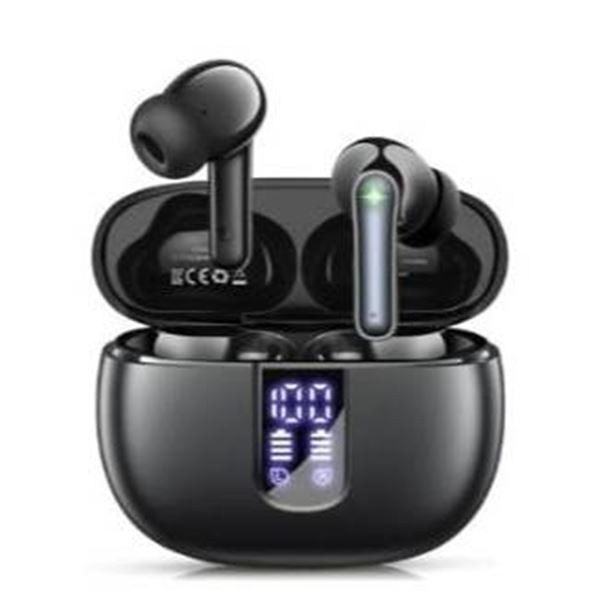 T16 Wireless Earbuds Bluetooth 5.4 with Noise Cancelling Mic and LED Display, IP7 Waterproof