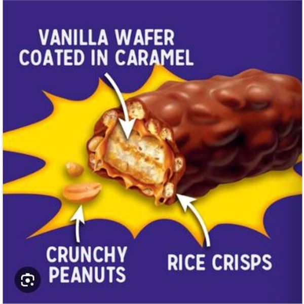 Cadbury Mr. Big Chocolate Bars, 12X90g
