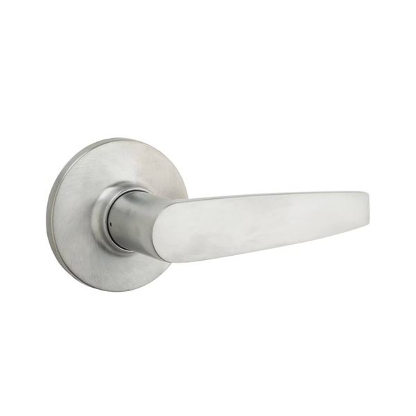Kwikset Safe Lock Passage Levers Winston Satin Chrome