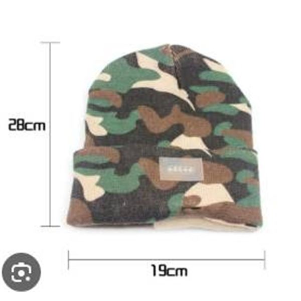 Billie’s Kollection LED Toque for Kids/Youth, Camouflage Design