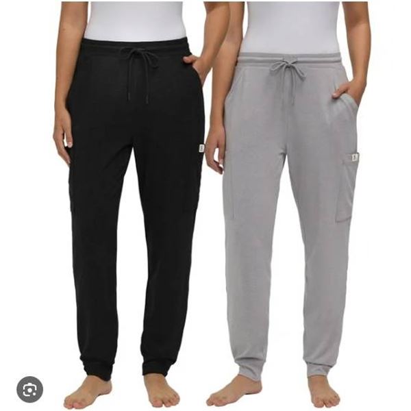 Frank And Oak Ladies’ Lounge Pants, Size XL, Gray And Black