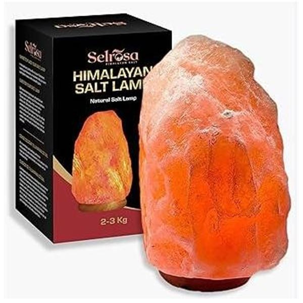 Selrosa Himalayan Salt Natural Salt Lamp 2-3 Kg