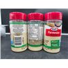 Image 2 : Three Kraft Parmesan Shaker Containers, 125g Each