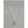 Image 2 : $965 APPRAISED 1.00CARAT SOLITAIRE PENDANT AND CHAIN