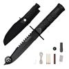 Image 1 : Defender Xtreme Survival Knife with Sheath and Serrated Edge Blade