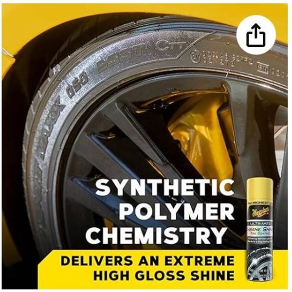 Meguiare’s Ultimate Insane Shine Tire Coating, 425 g x 6
