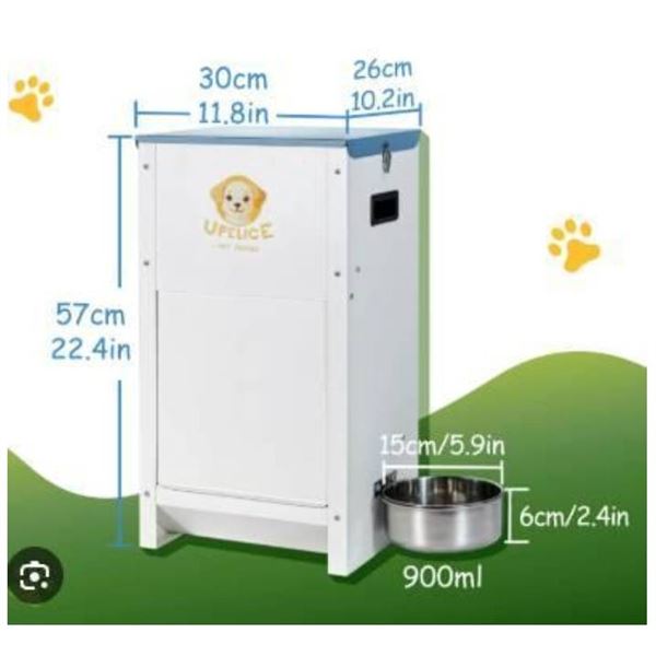 UFelice Gravity Pet Feeder with 25 LB Food Capacity