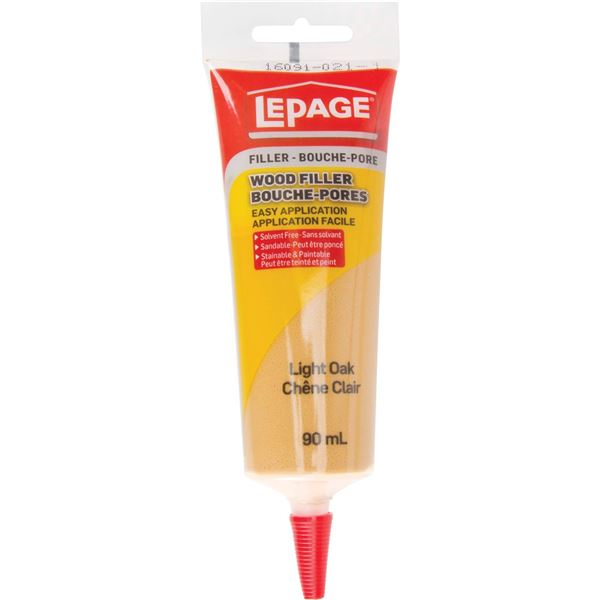 LePage 90mL Wood Filler in Light Oak, 12-Pack