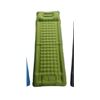 Image 1 : Inflatable Sleeping Pad in Green Color with Carrying Pouch *May Vary From Stock Photo*