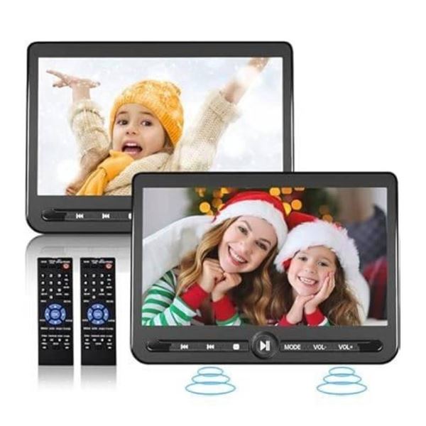HD1013B-03 Dual Car DVD Players with 10.1-Inch Screens and HDMI Support