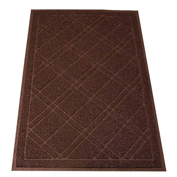 SlipToGrip Indoor/Outdoor Door Mat Set, Waterproof, 35 x 23 Inches, Lot of 2