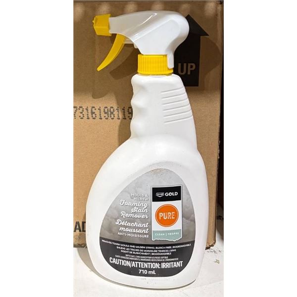 12 x 710 mL Co-Op Gold Pure Mould & Mildew Foaming Stain Remover Spray Bottle
