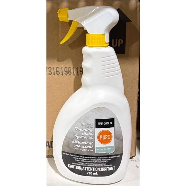 12 x 710 mL Co-Op Gold Pure Mould & Mildew Foaming Stain Remover Spray Bottle