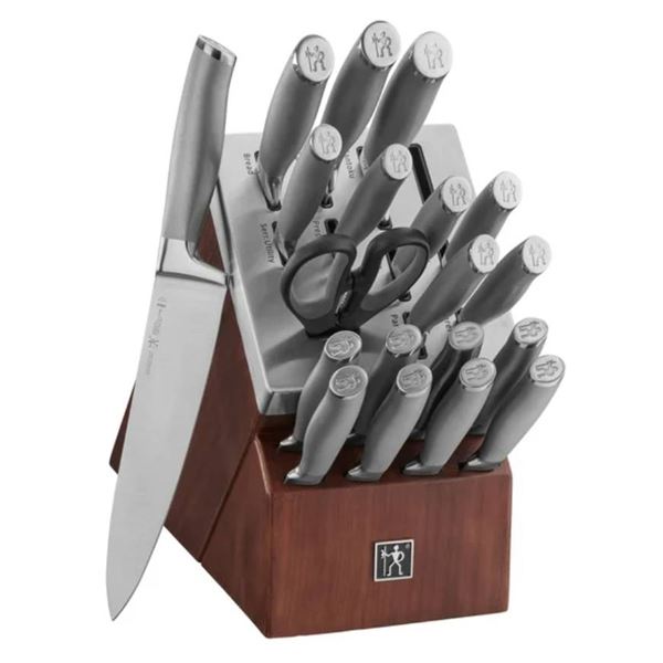 Henckels Modernist Self-sharpening Knife Block Set, 20-piece