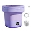 Image 1 : Folding Washing Machine with 13L Capacity, Model X10 – Purple