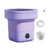 Image 1 : Folding Washing Machine with 13L Capacity, Model X10 – Purple