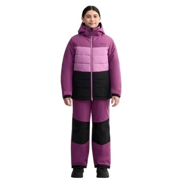 XMTN Kids Two-Piece Winter Jacket and Snow Pants Set, Size 10, Purple