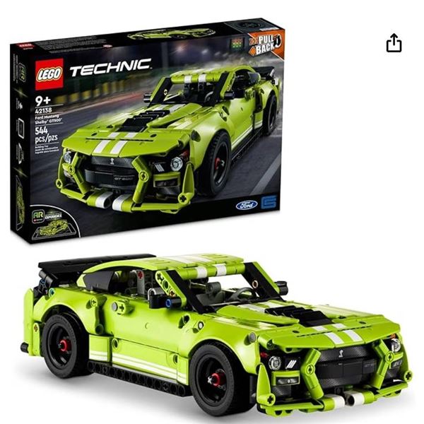 LEGO Technic 42138 Ford Mustang Shelby GT500, 544 Pieces