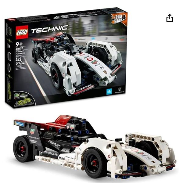 LEGO Technic Formula E Porsche 99X Electric Set 42137 with 422 Pieces