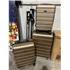 Image 1 : Pack & Fly 3-Piece Champagne Edition Luggage Set