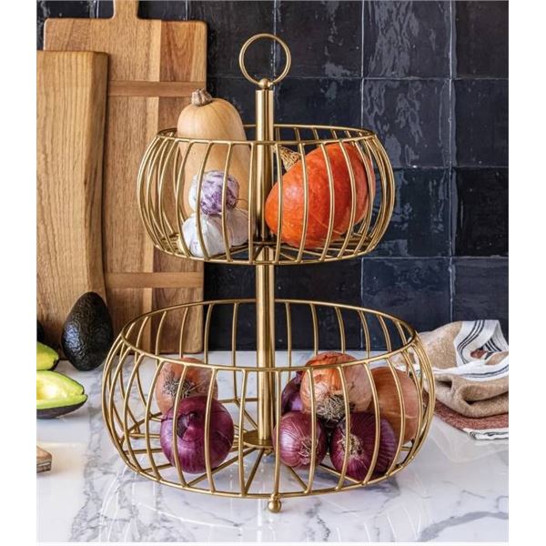 Overandback 2 Tier Basket