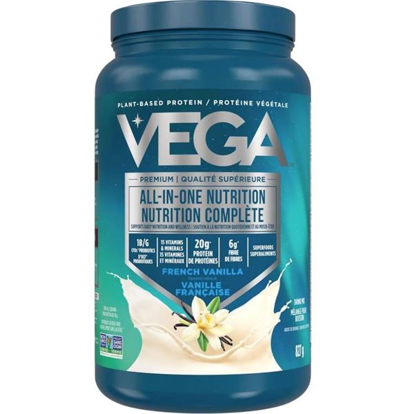 Vega – All-in-One Nutrition Shake – French Vanilla – 827 g, 20 Servings