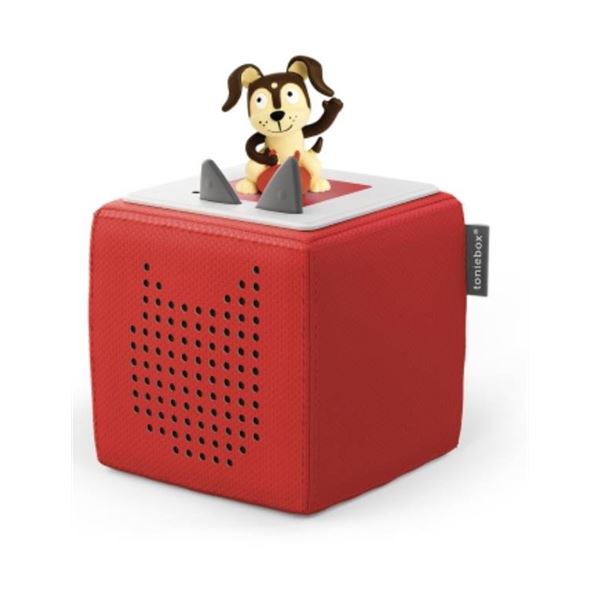 Tonies Starter Set With Playtime Songs Audio System, Red