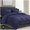 Image 1 : Comfy King Size 7-Piece Comforter Set with Polka Dot Pattern
