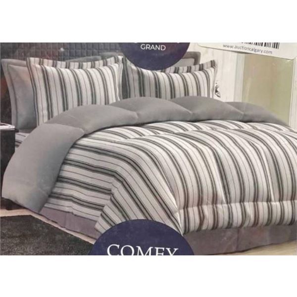 King Size 7-Piece Graham Comforter Set with Bamboo Blend