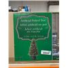 Image 3 : 4.5 ft Pre-Lit Potted Aspen Artificial Christmas Tree, Color-Changing Radiant Micro LED Lights