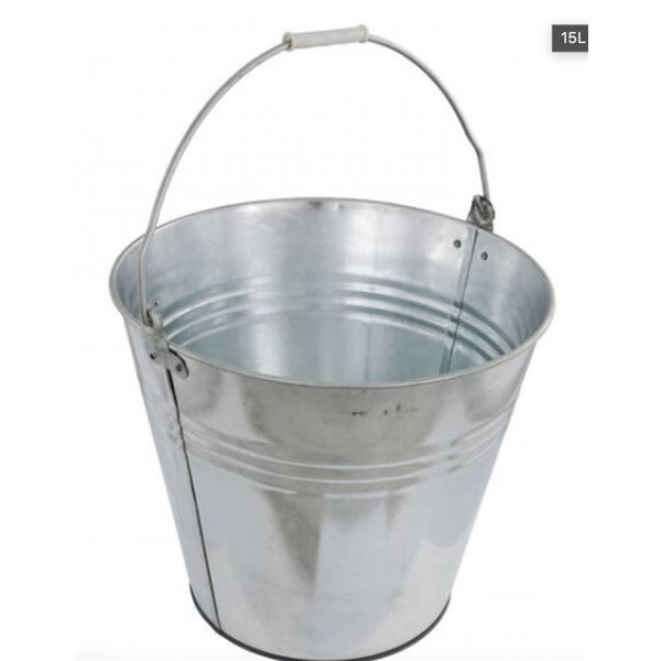 15L Galvanised Steel Bucket