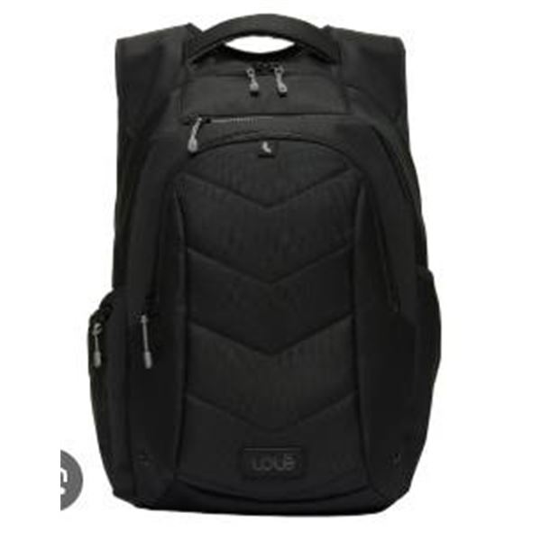 Lole Backpack in Black with Adjustable Straps and Multiple Compartments