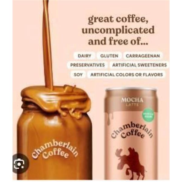 Chamberlain Coffee Oatmilk Latte 12 x 325 mL Cans