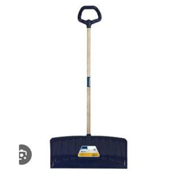 Rona 26-inch All-Purpose Snow Pusher with Wooden Handle