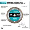 Image 1 : Makita B-69727 7-Inch Turbo Rim Diamond Blade for Smooth Cuts