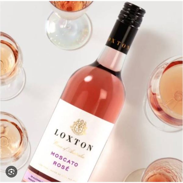 Loxton Wines of Australia 0.5% Moscato Rose 4 x 750mL Bottles