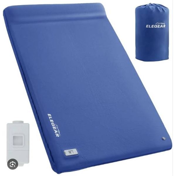 Elegear Sponge Double Sleeping Pad With Electric Pump, Model X004HULW61