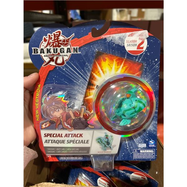 Lot of 9 New in Package Vintage Bakugan Geogan Rising Season 2 Special Attack Action Figures