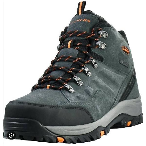 Skechers Men’s Relment-Pelmo Waterproof Hiking Boots, USA Size 10.5