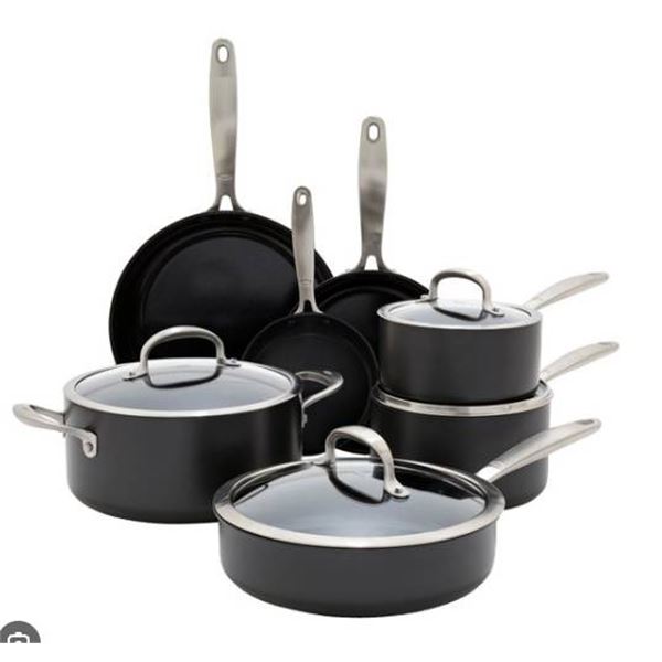 OXO SoftWorks 11-Piece Ceramic Non-Stick Cookware Set