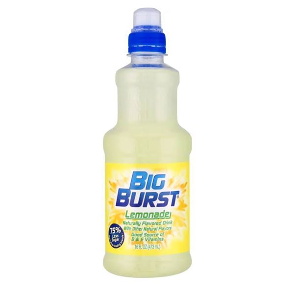 Big Burst Lemonade 24-Pack, 16 FL OZ Each, 473 mL Bottles